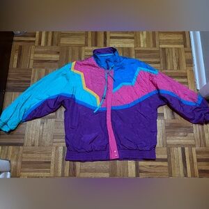 Retro 90's Windbreaker Jacket